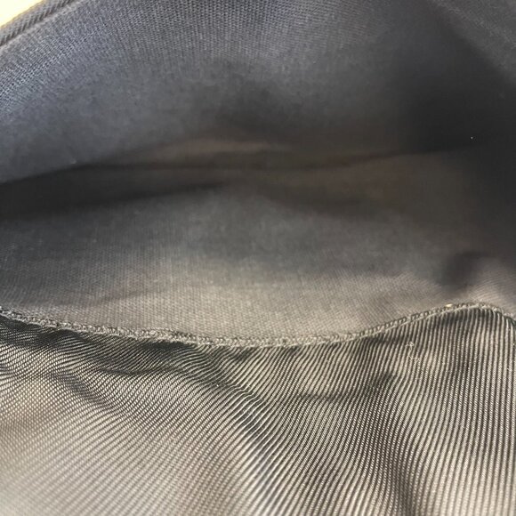 Salvatore Ferragamo Black Nylon Clutch Bag w/ Wristlet Strap - Preowned - Picture 11 of 14